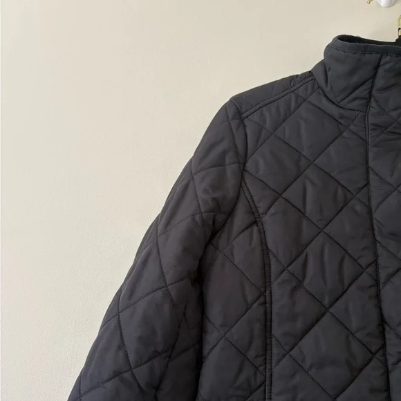 J. Crew Black Quilted Jacket with Gold Accents Size S - Picture 2 of 12